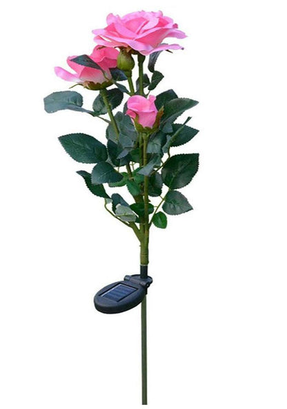 Solar LED Rosen Gartenlampe Dekorativ
