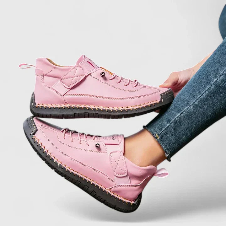 Damen Sneaker Lässig Schnürsenkel Bequem - BerlinGlamour