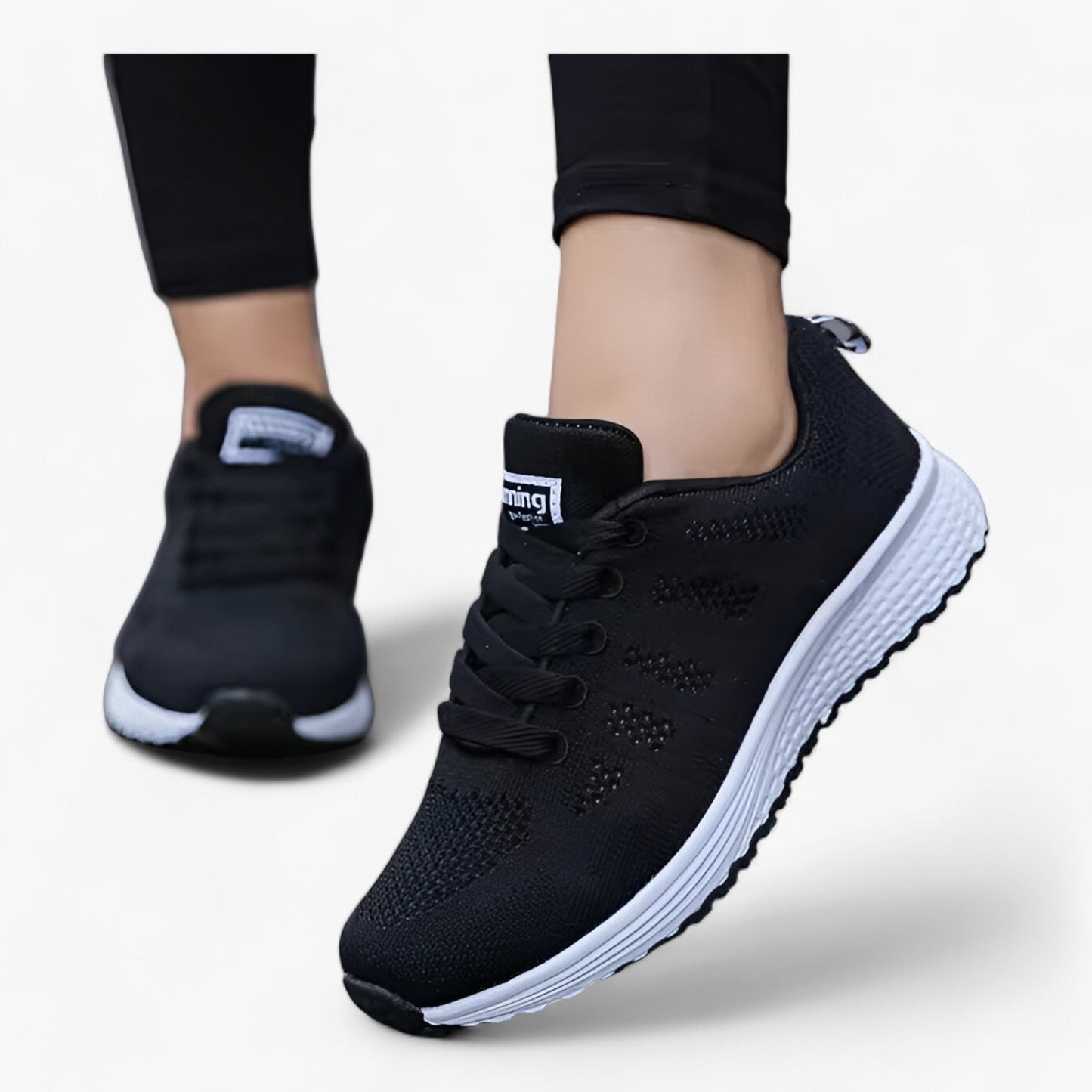 Bequeme Laufschuhe Atmungsaktiv Mesh Sneaker