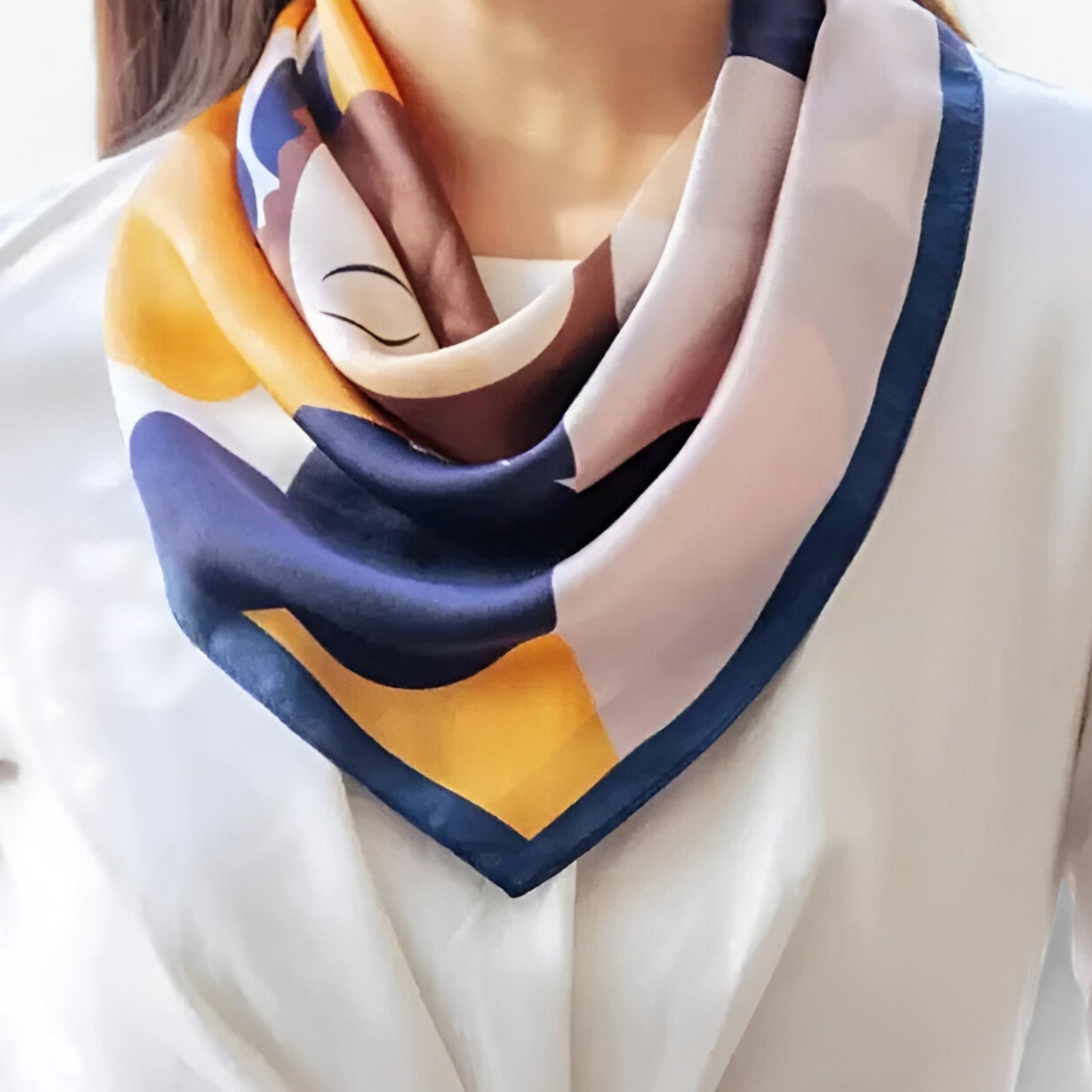 Seidentücher Elegante Vielseitige Shawls Damen