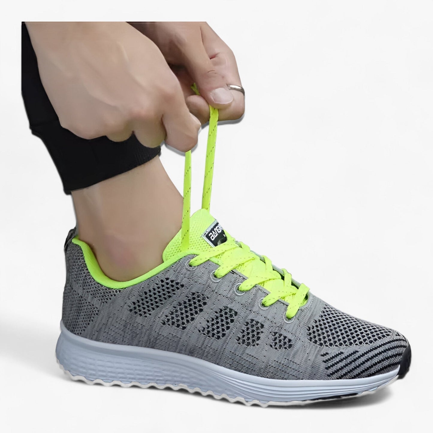 Bequeme Laufschuhe Atmungsaktiv Mesh Sneaker