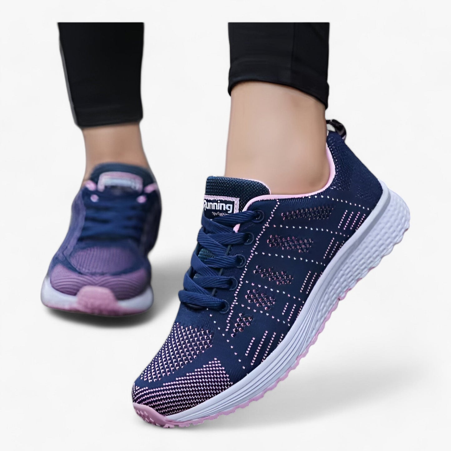 Bequeme Laufschuhe Atmungsaktiv Mesh Sneaker