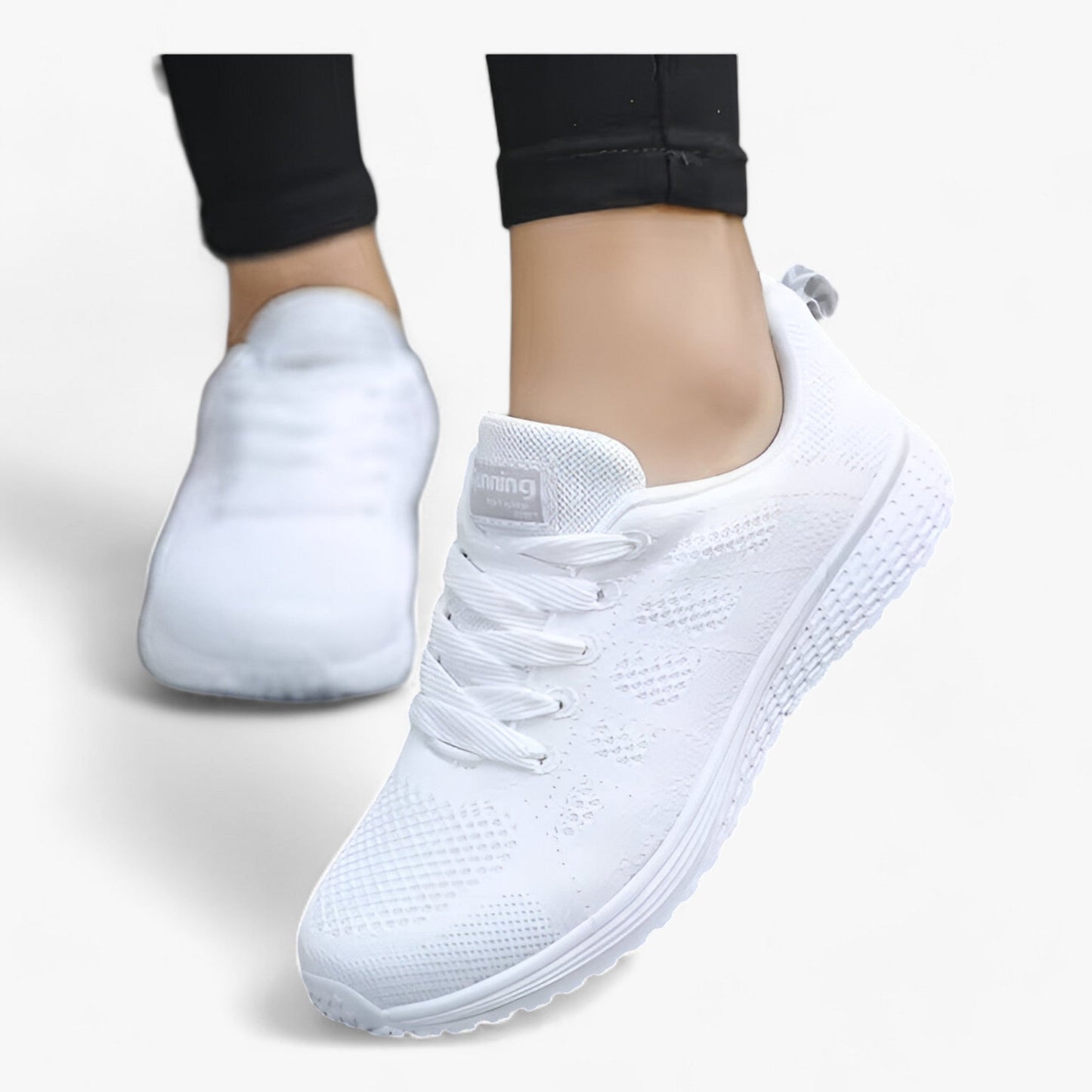Bequeme Laufschuhe Atmungsaktiv Mesh Sneaker