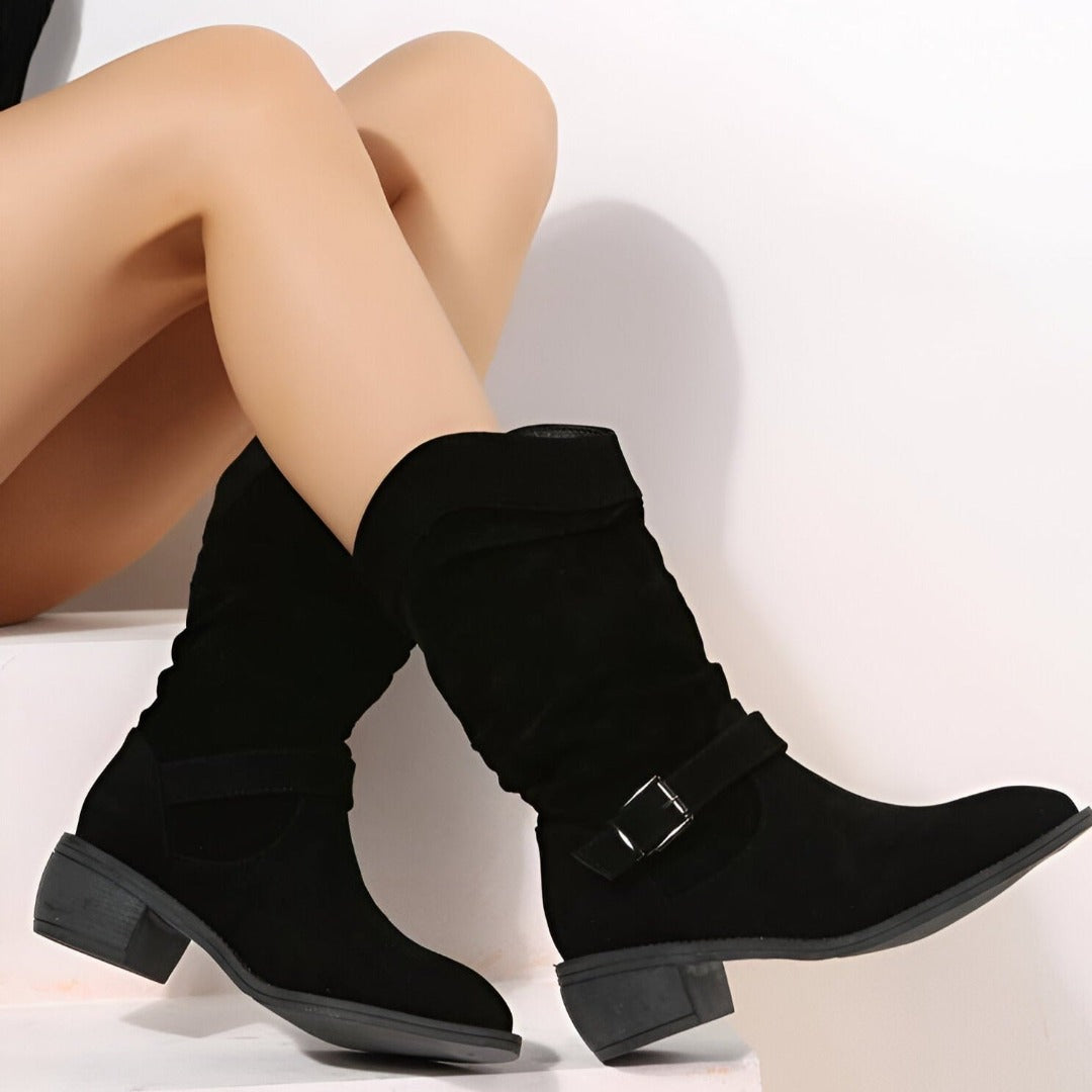 Bequeme Stiefel mit Weichem Innenfutter - BerlinGlamour