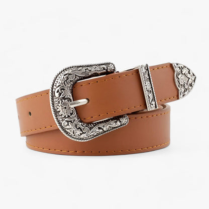 Leder Gürtel Damen Western Stil Langlebig & Elegant