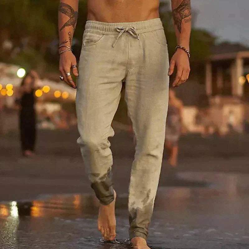 Bequeme Herren Leinenhose Sommer Leicht - BerlinGlamour