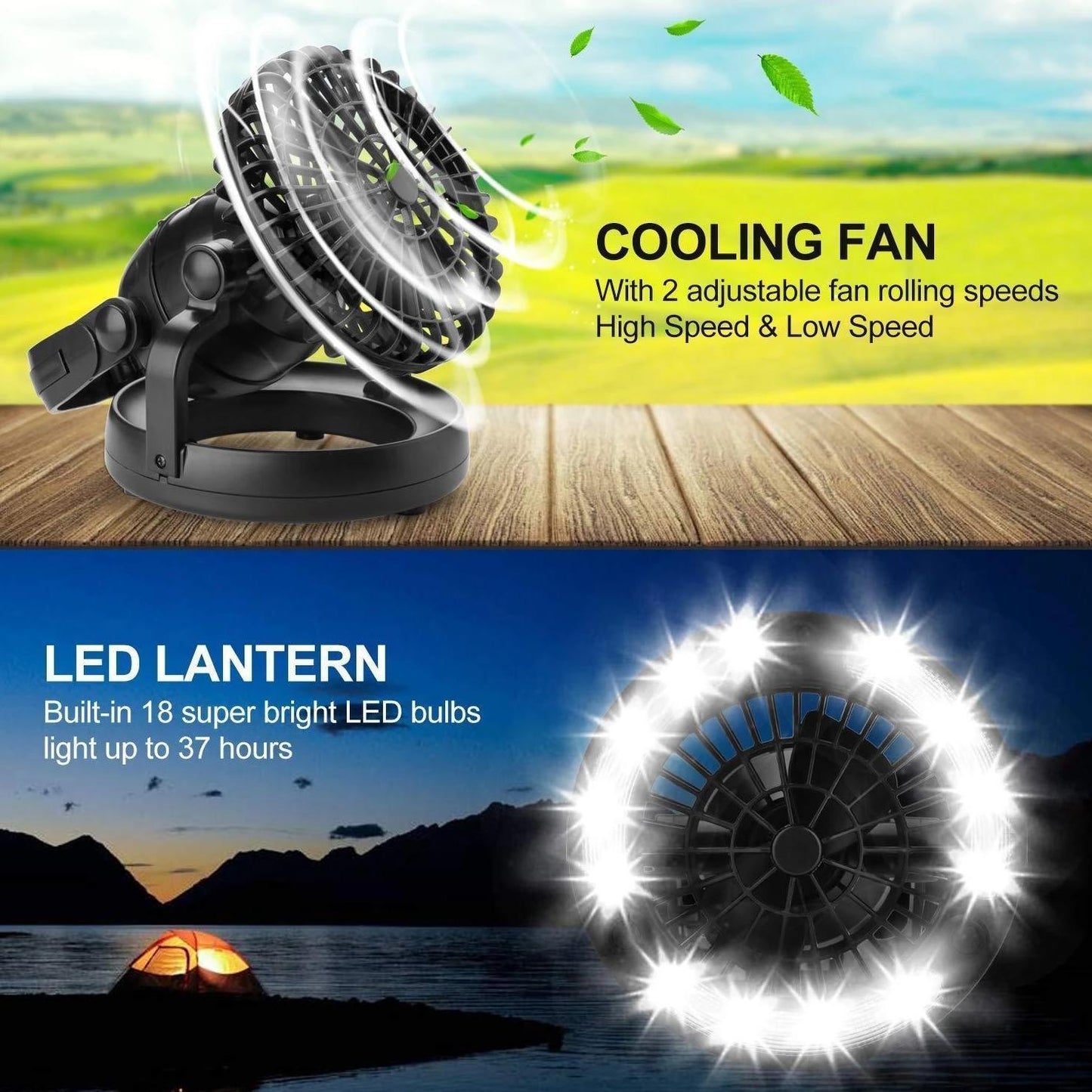 Camping Licht LED Portabel Wasserfest
