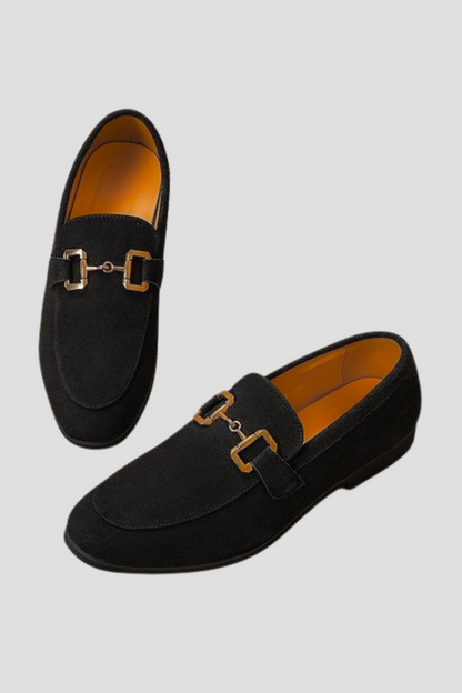 Herren Loafers Suede Lederschuhe Schnürung Elegant - BerlinGlamour