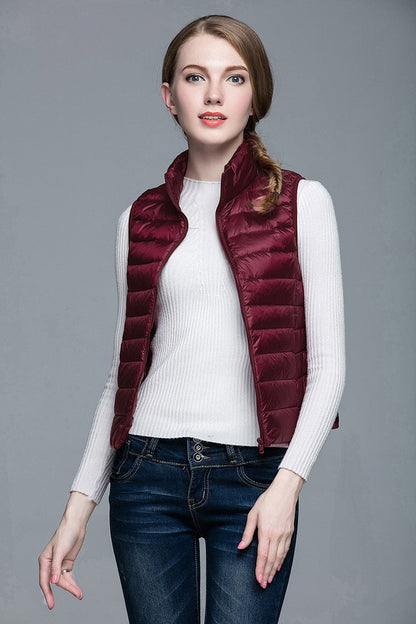 Daunenjacke Ärmellos Berlin Style Modern Damen