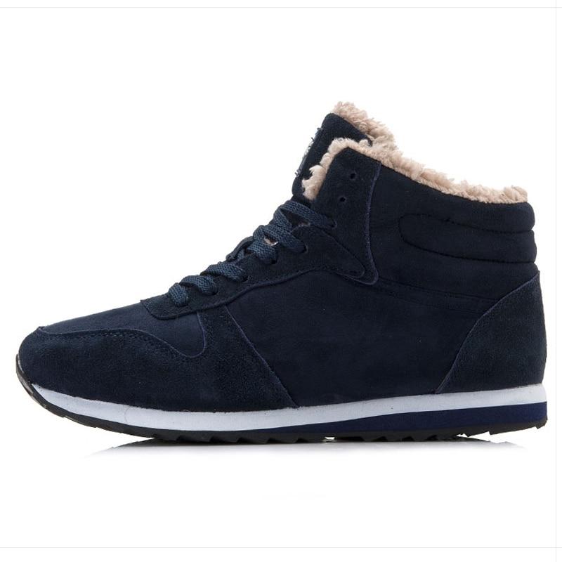 Herren Winterstiefel Warm Isoliert Wasserdicht