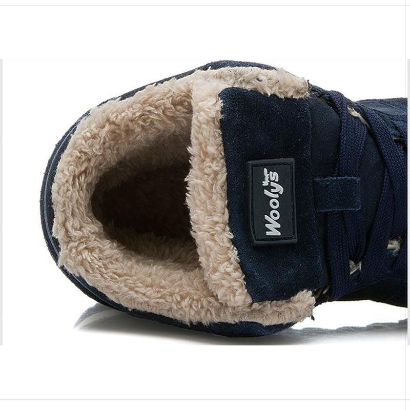 Herren Winterstiefel Warm Isoliert Wasserdicht