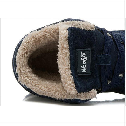 Herren Winterstiefel Warm Isoliert Wasserdicht