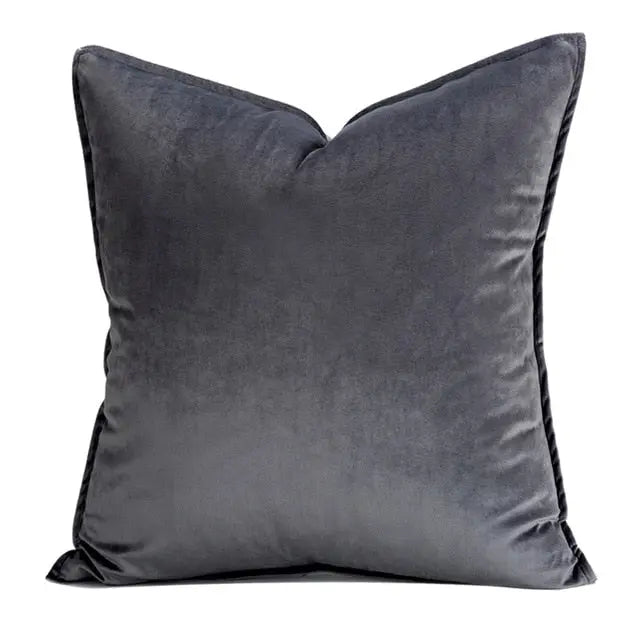 Samt Kissenbezug Luxus Optik Soft