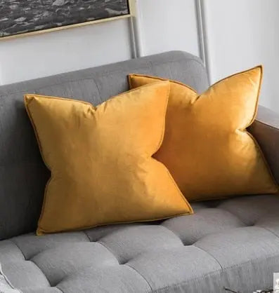 Samt Kissenbezug Luxus Optik Soft