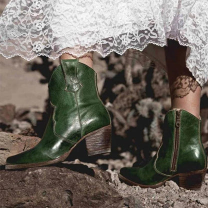 Leder Schuhe Rutschfest Lässig Schwarze Damenschuhe