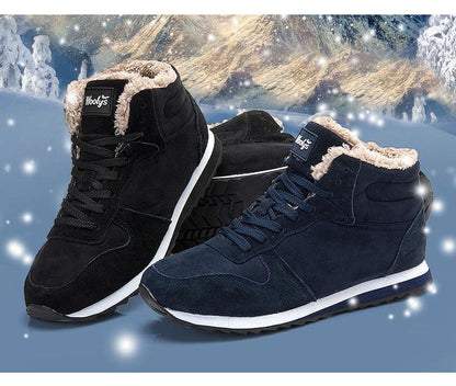 Herren Winterstiefel Warm Isoliert Wasserdicht