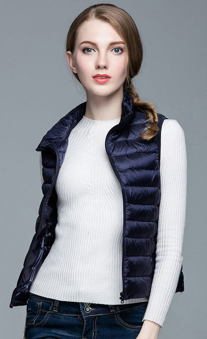 Daunenjacke Ärmellos Berlin Style Modern Damen
