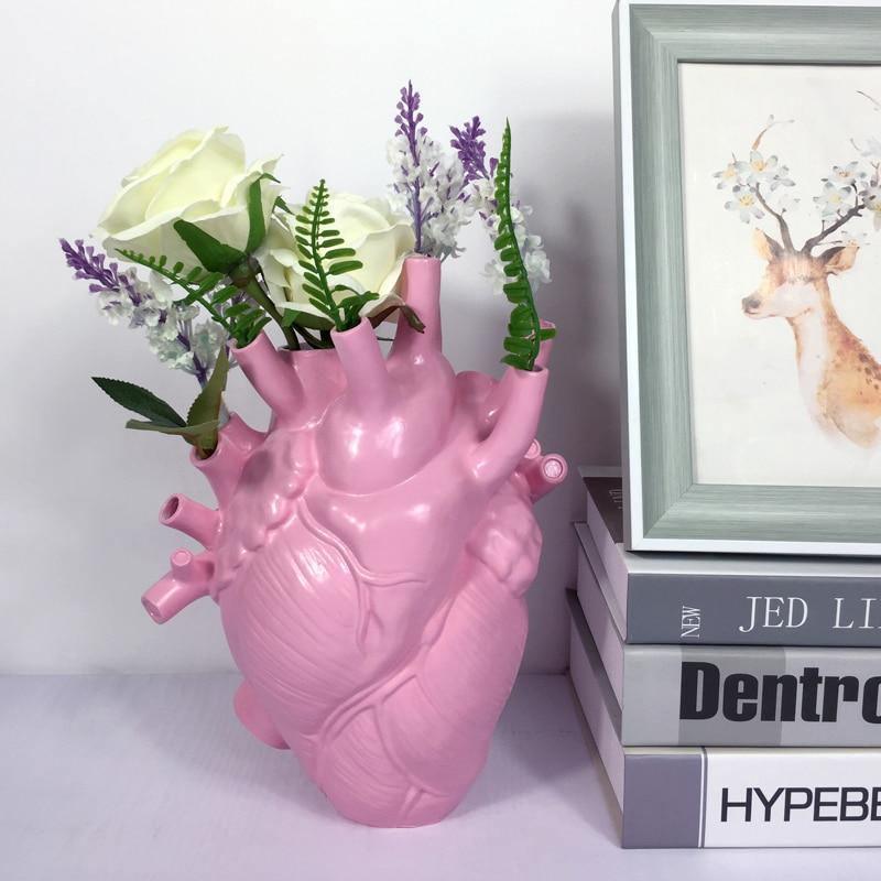 Herz Keramik Figur Anatomie Deko