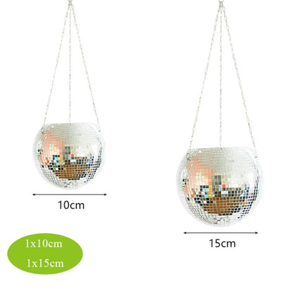 Glitzernde Disco Pflanze Topf Dekoration