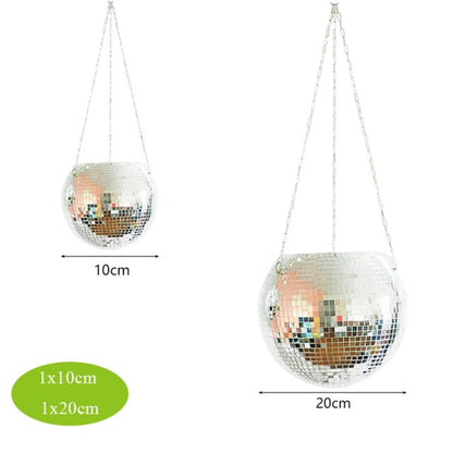 Glitzernde Disco Pflanze Topf Dekoration