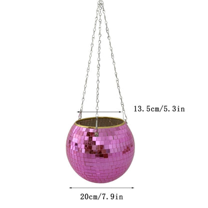 Glitzernde Disco Pflanze Topf Dekoration