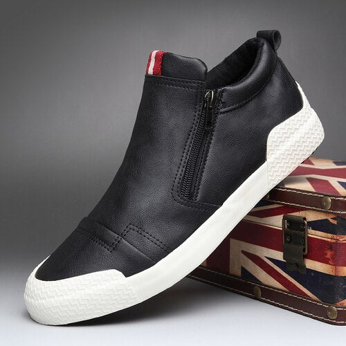 Herren Lederschuhe Echtleder Schwarz Premium