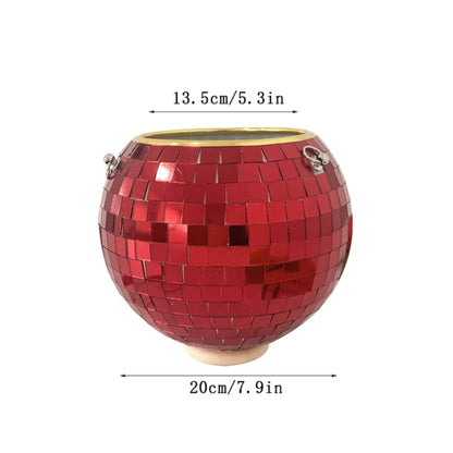 Glitzernde Disco Pflanze Topf Dekoration