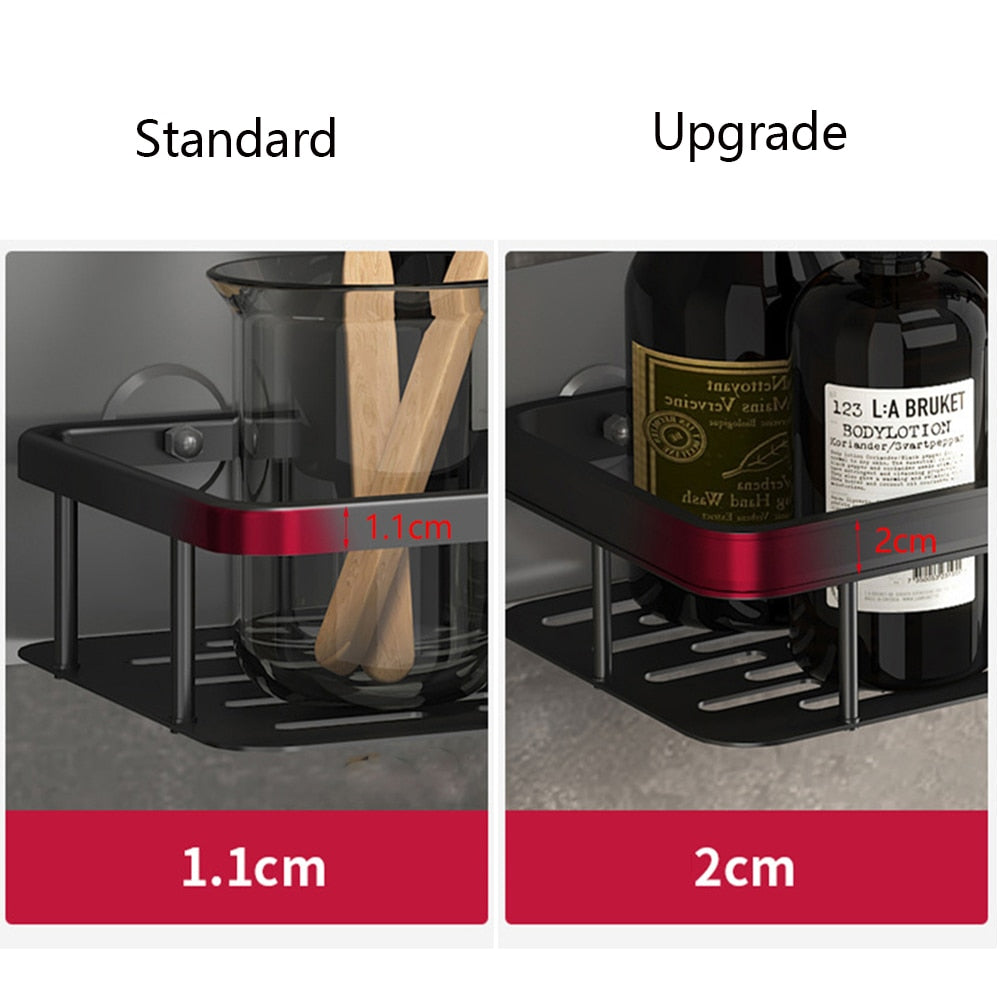 Edelstahl Badezimmerregal Saugnapf Haltbar