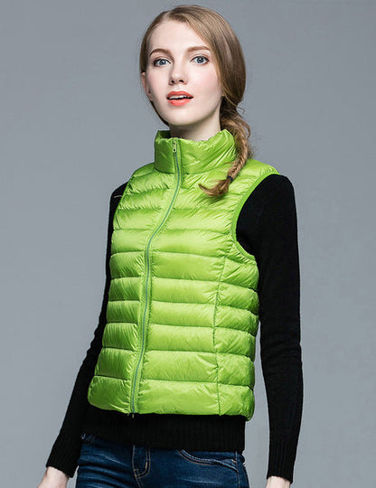 Daunenjacke Ärmellos Berlin Style Modern Damen