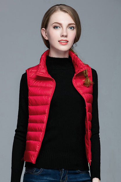 Daunenjacke Ärmellos Berlin Style Modern Damen