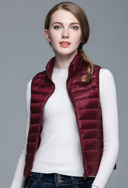 Daunenjacke Ärmellos Berlin Style Modern Damen