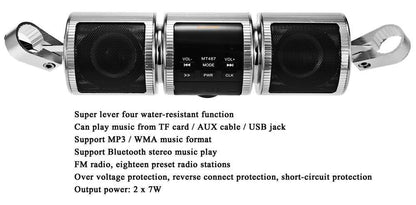 Motorrad Bluetooth Lautsprecher Wasserdicht Lenker Mount
