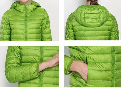 Damen Steppjacke Averyn in Grün
