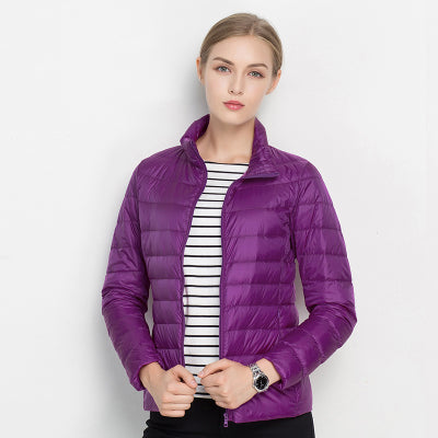 Leichte Daunenjacke Damen Winterjacke Elegant
