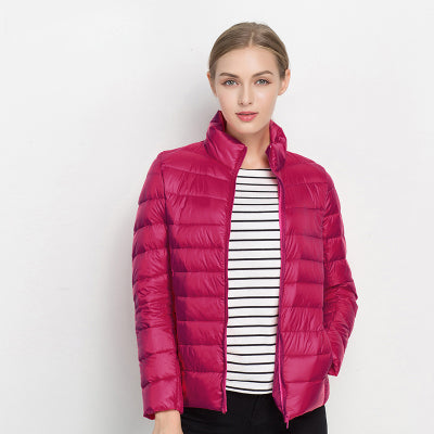 Leichte Daunenjacke Damen Winterjacke Elegant