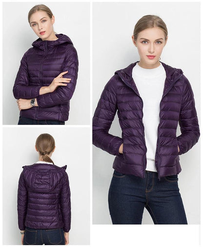 Damen Steppjacke Averyn in lila
