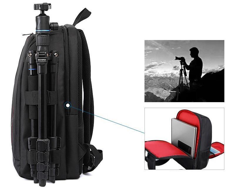 Wasserdichte Kamerarucksack Robust Outdoor