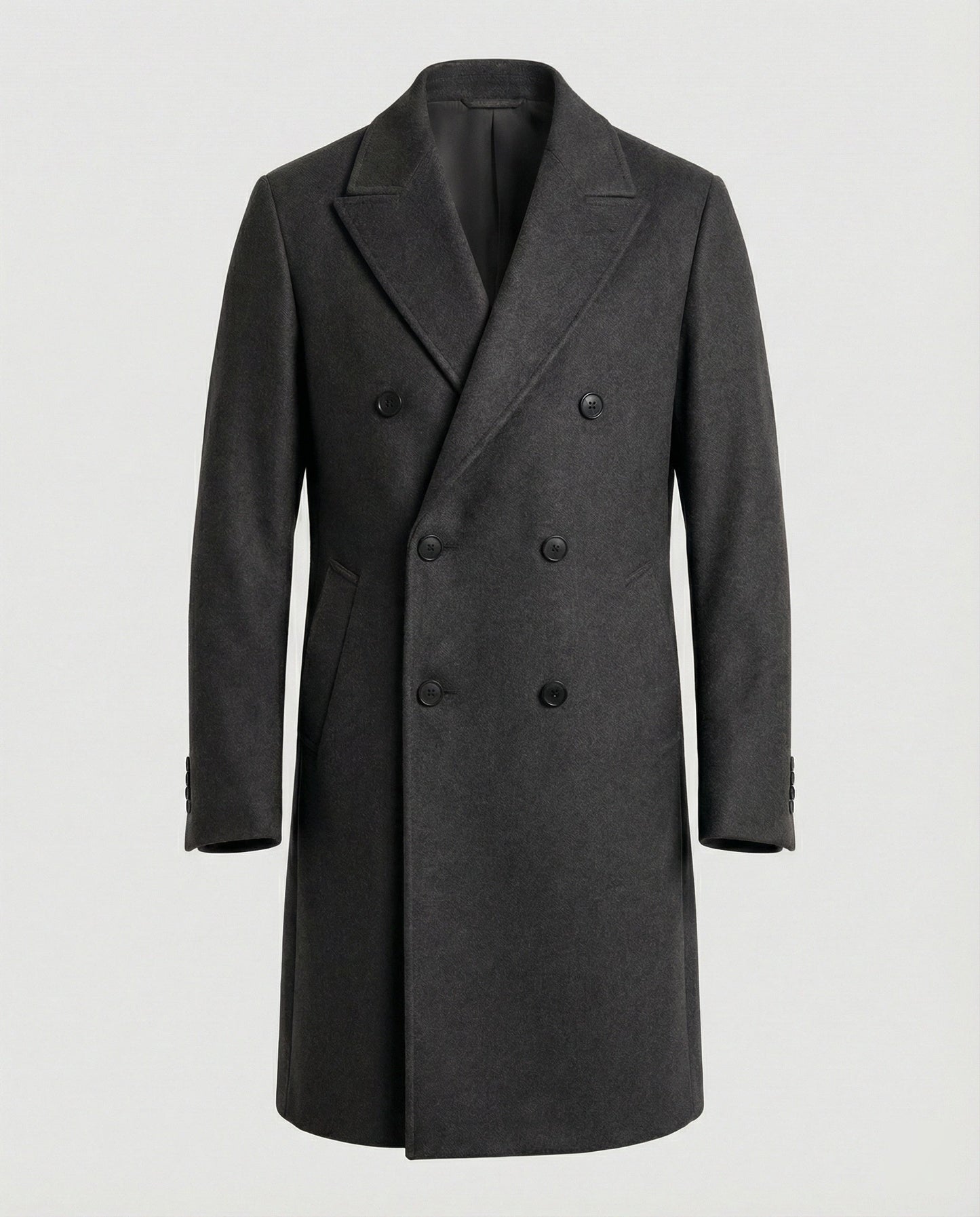 Herren Wollmantel Klassisch Warm Winter