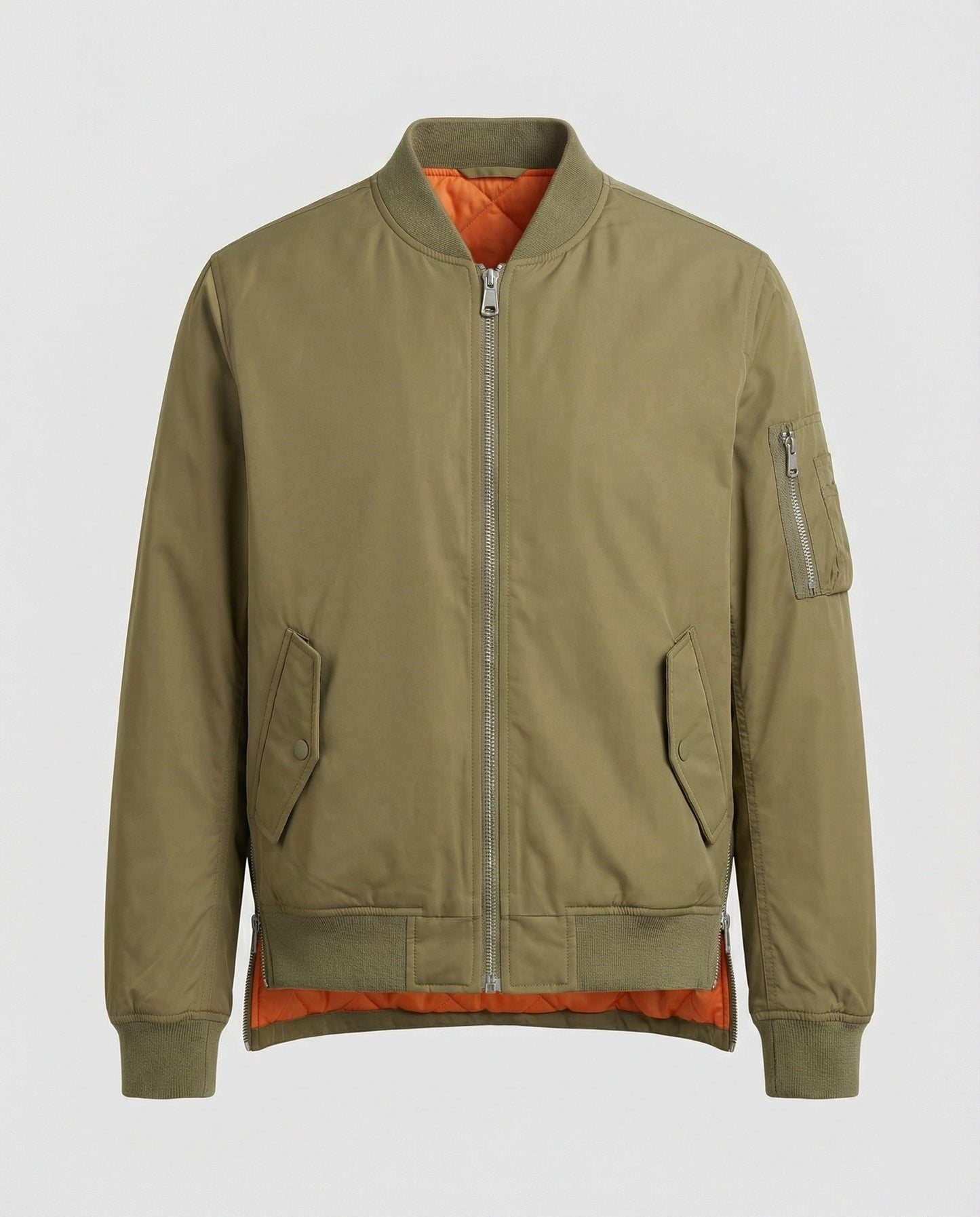 Damen Bomberjacke Gefüttert Warm Winter