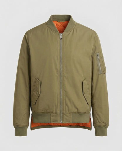 Damen Bomberjacke Gefüttert Warm Winter