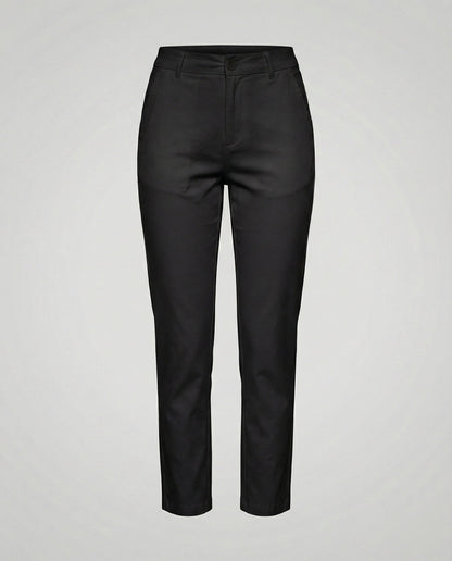 Damen Chino Hose Slim Fit Hochwerder
