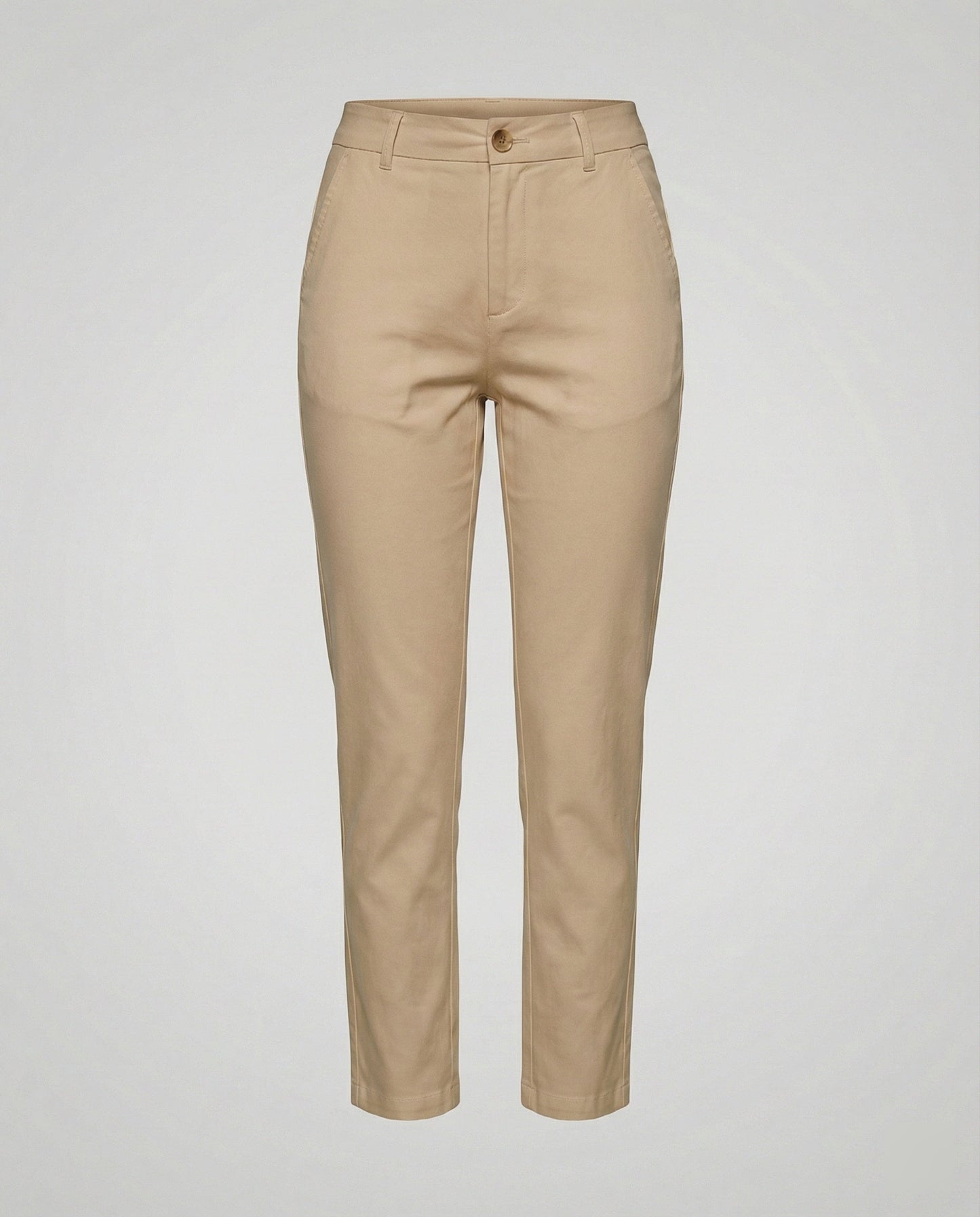 Damen Chino Hose Slim Fit Hochwerder