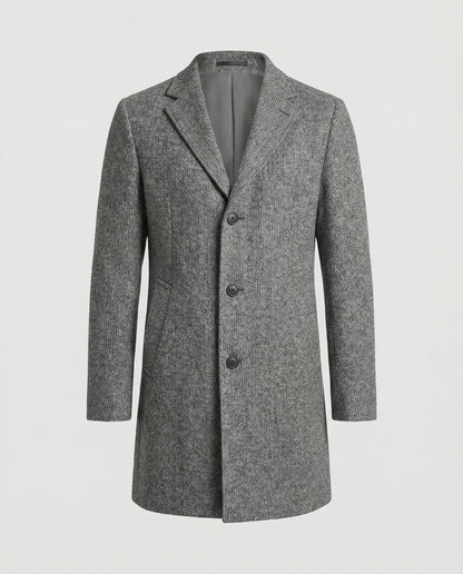 Herren Mantel Winter Elegant Lang