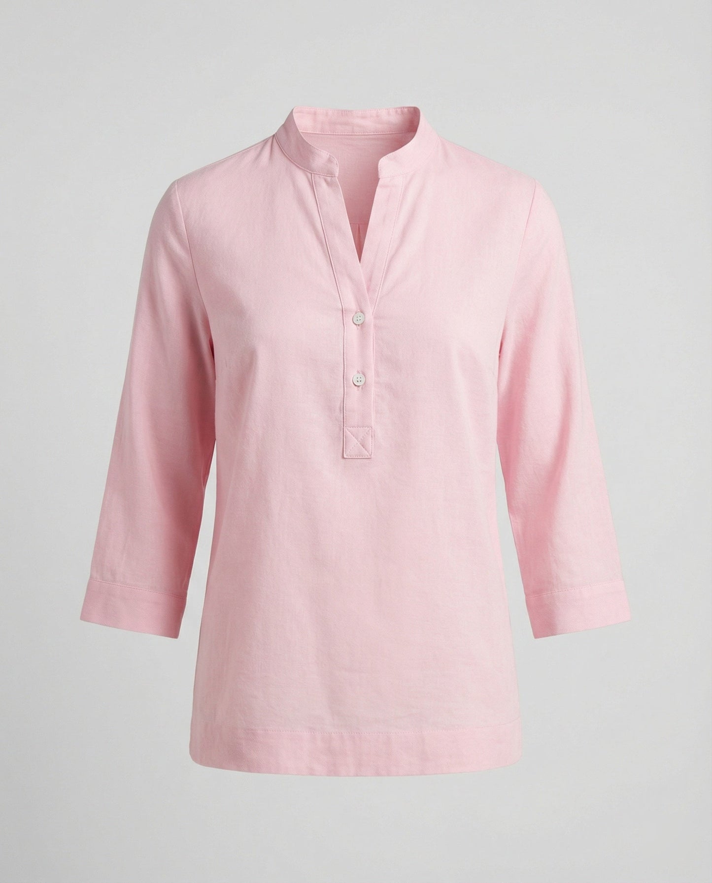 Elegante Damen Bluse Stehkragen Modern