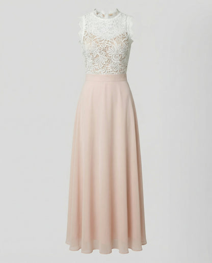 Elegantes Maxikleid Chiffon Abendkleid Lang