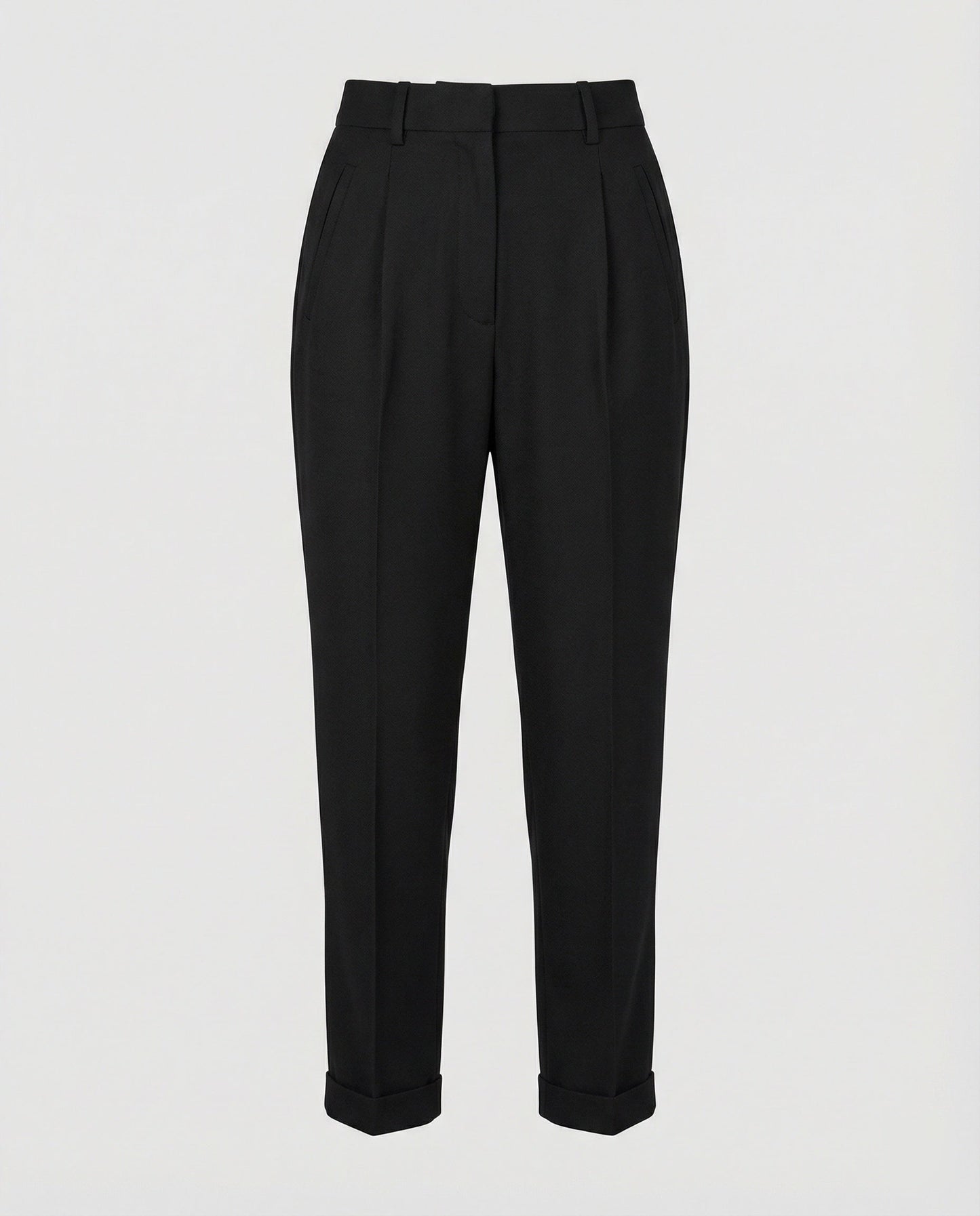Damen Anzughose Elegante Geschäftshose Schwarz