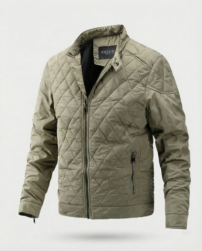Moderner Karo Parka Jacke Herren