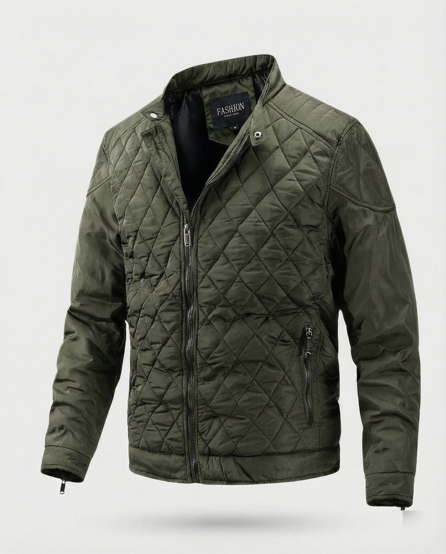 Moderner Karo Parka Jacke Herren