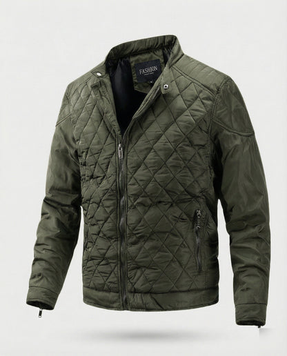 Moderner Karo Parka Jacke Herren