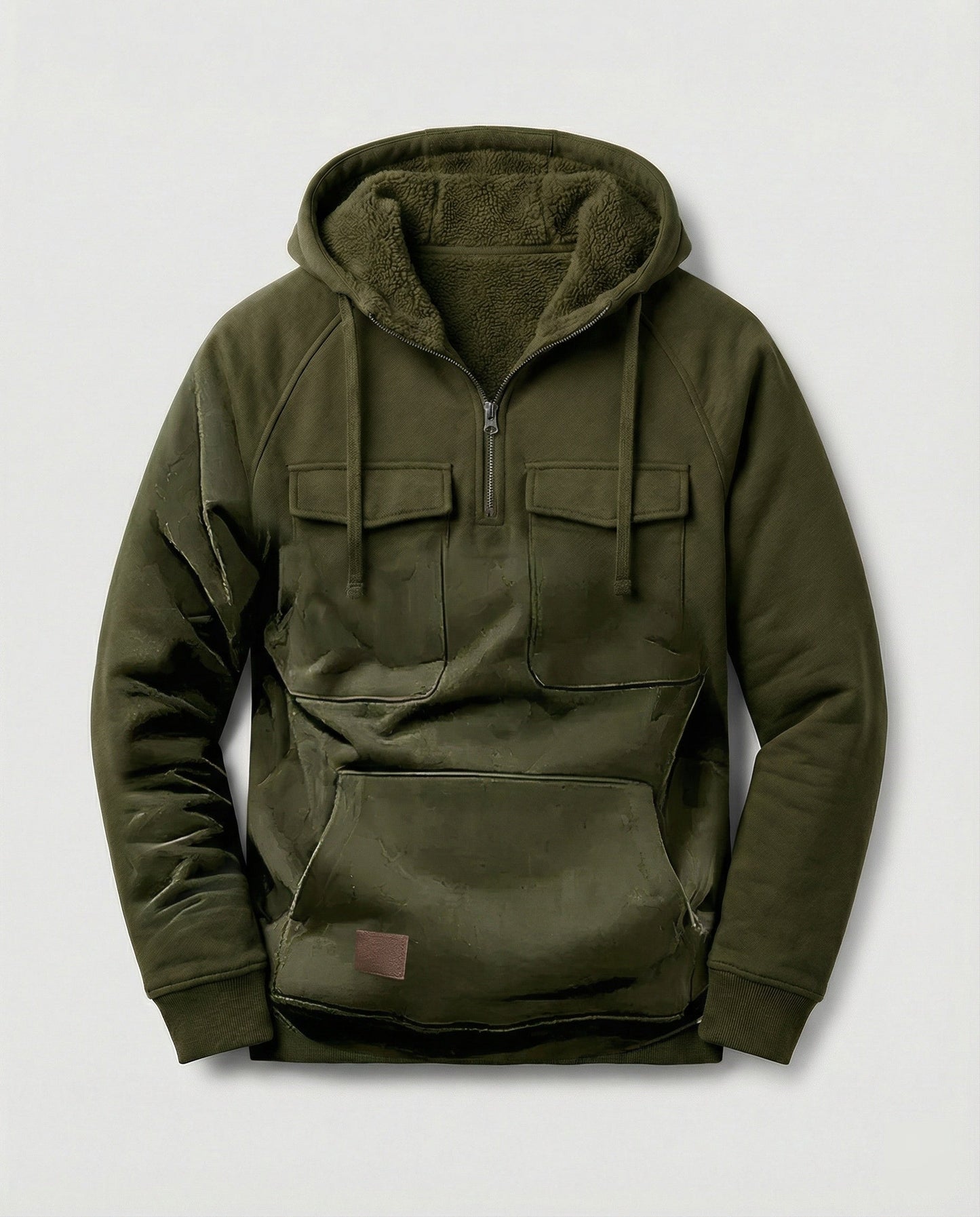 Männer Hoodie Klassisch Vieltaschen Bequem